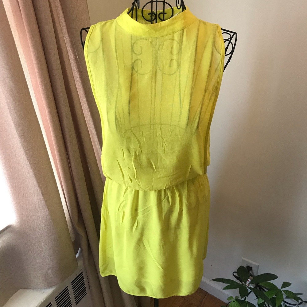 Zara Sheer Neon Dress